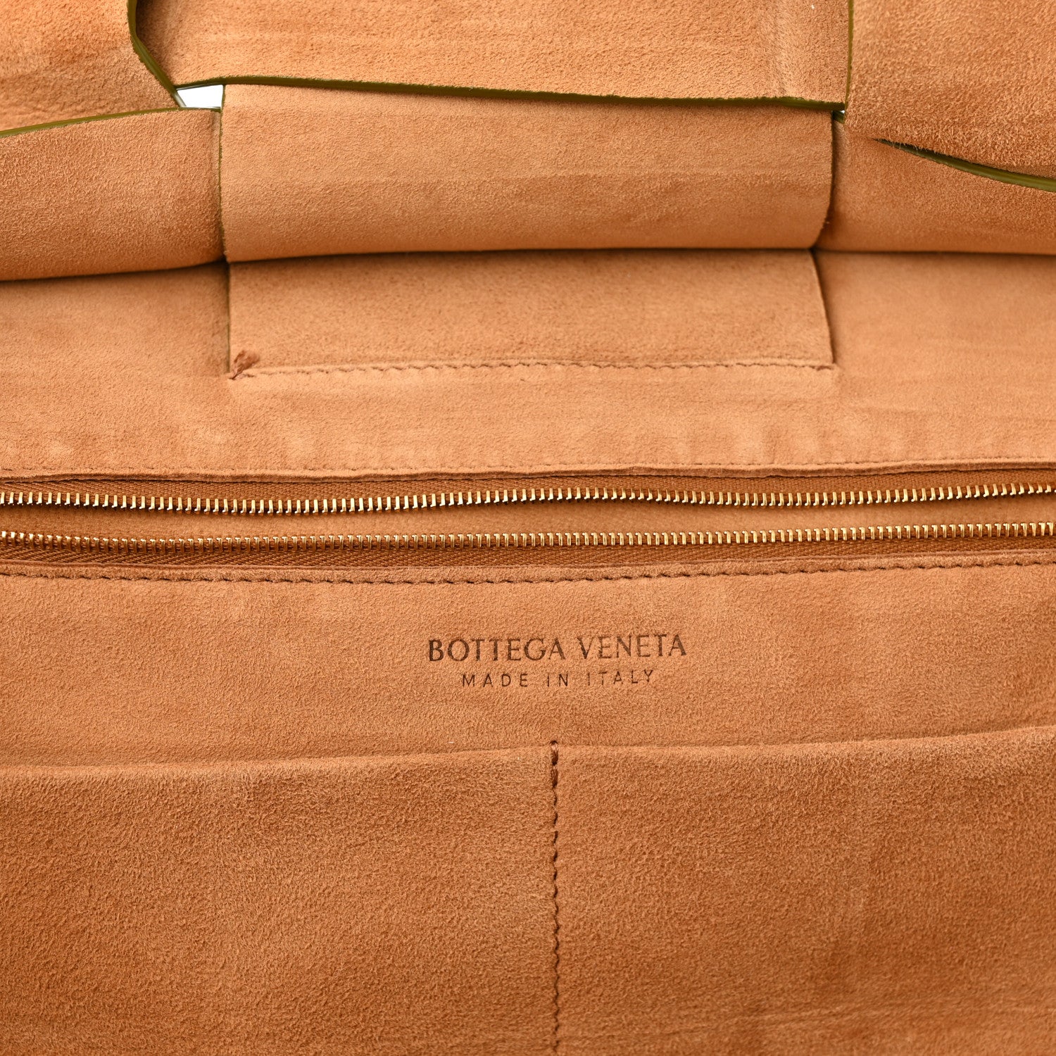 Bottega Veneta Grained Calfskin Maxi Intrecciato Arco 33 Green 6 of 12