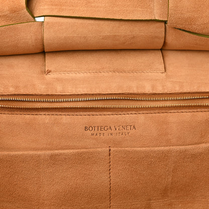 Bottega Veneta Grained Calfskin Maxi Intrecciato Arco 33 Green 6 of 12