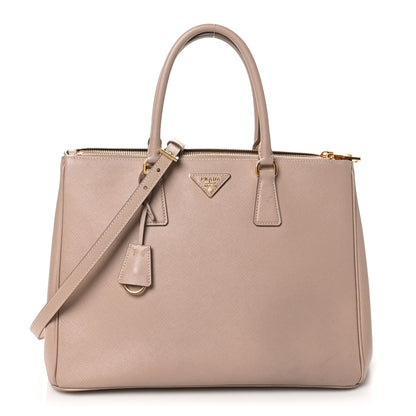 Prada Saffiano Lux Large Galleria Double Zip Tote Cammeo 1 of 9