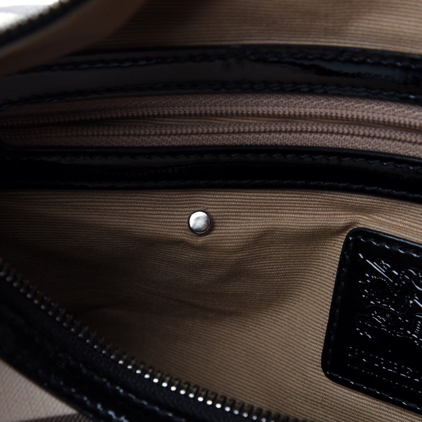 Nova Check Small Chester Bowling Bag Black