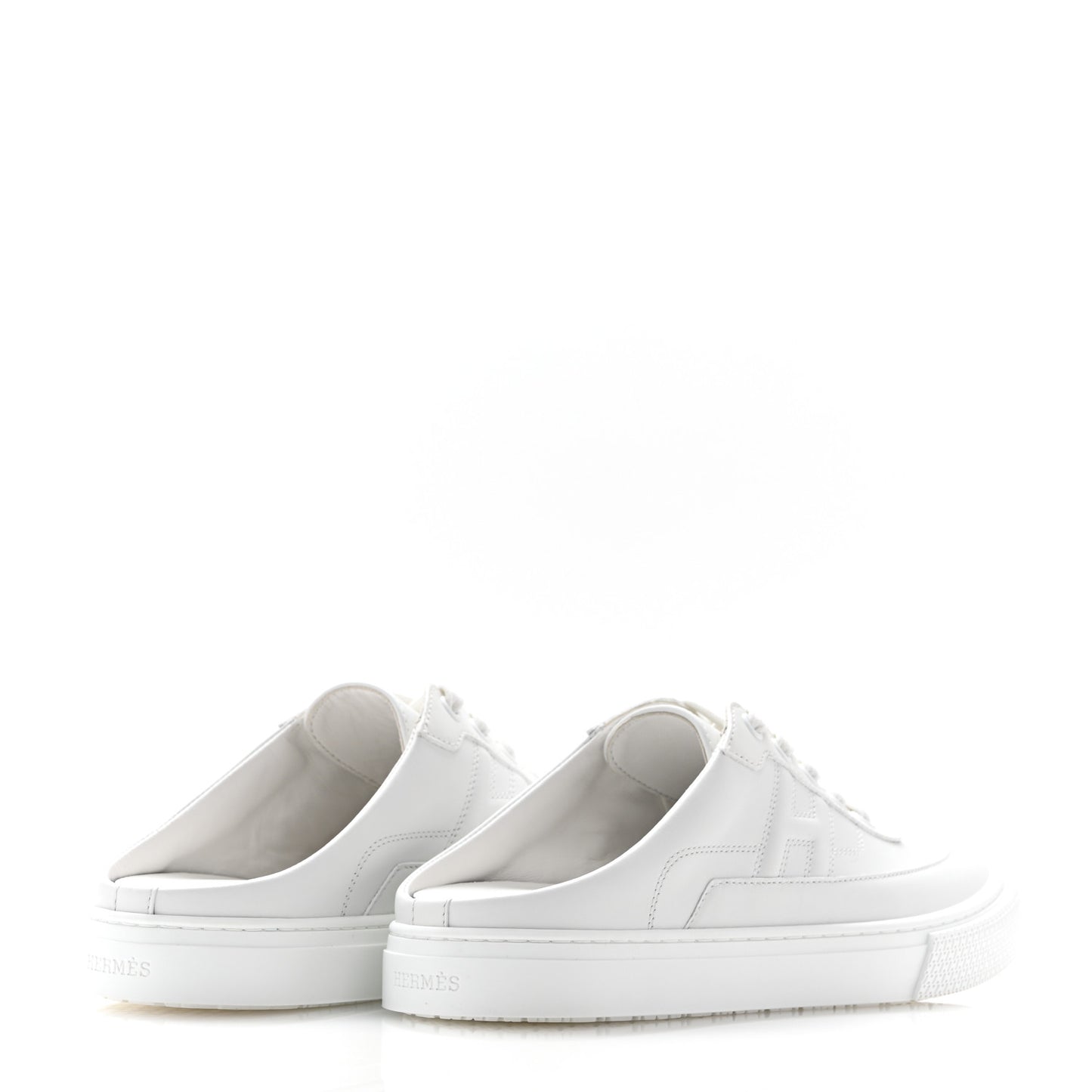 Calfskin Keep Mule Sneakers 37 White