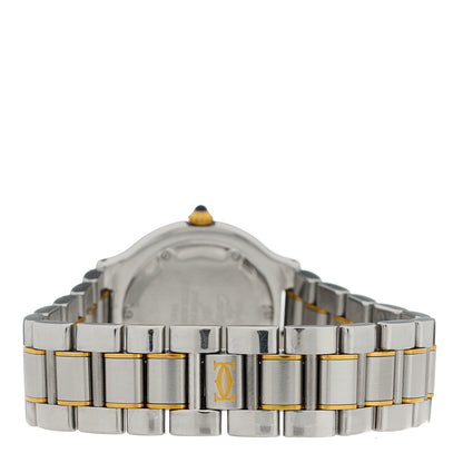 Cartier Stainless Steel 18K Yellow Gold 31mm Must De 21 Quartz Watch 3 of 4