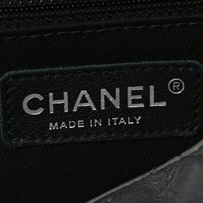 Chanel Glazed Calfskin Quilted Large CC Delivery Tote Grey 6 of 10