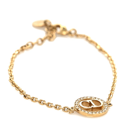Christian Dior Crystal Metal Star Bracelet Gold 1 of 5
