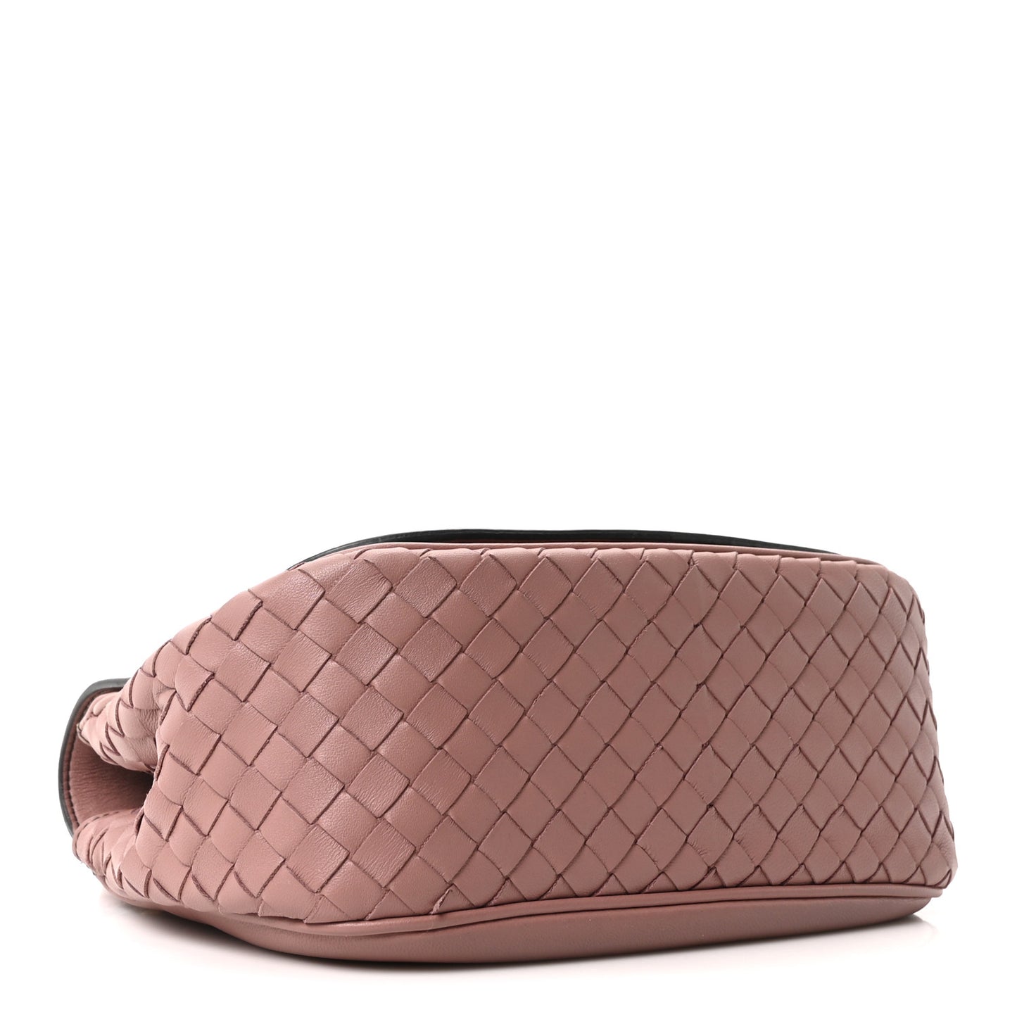 Nappa Intrecciato BV Luna Shoulder Bag Deco Rose