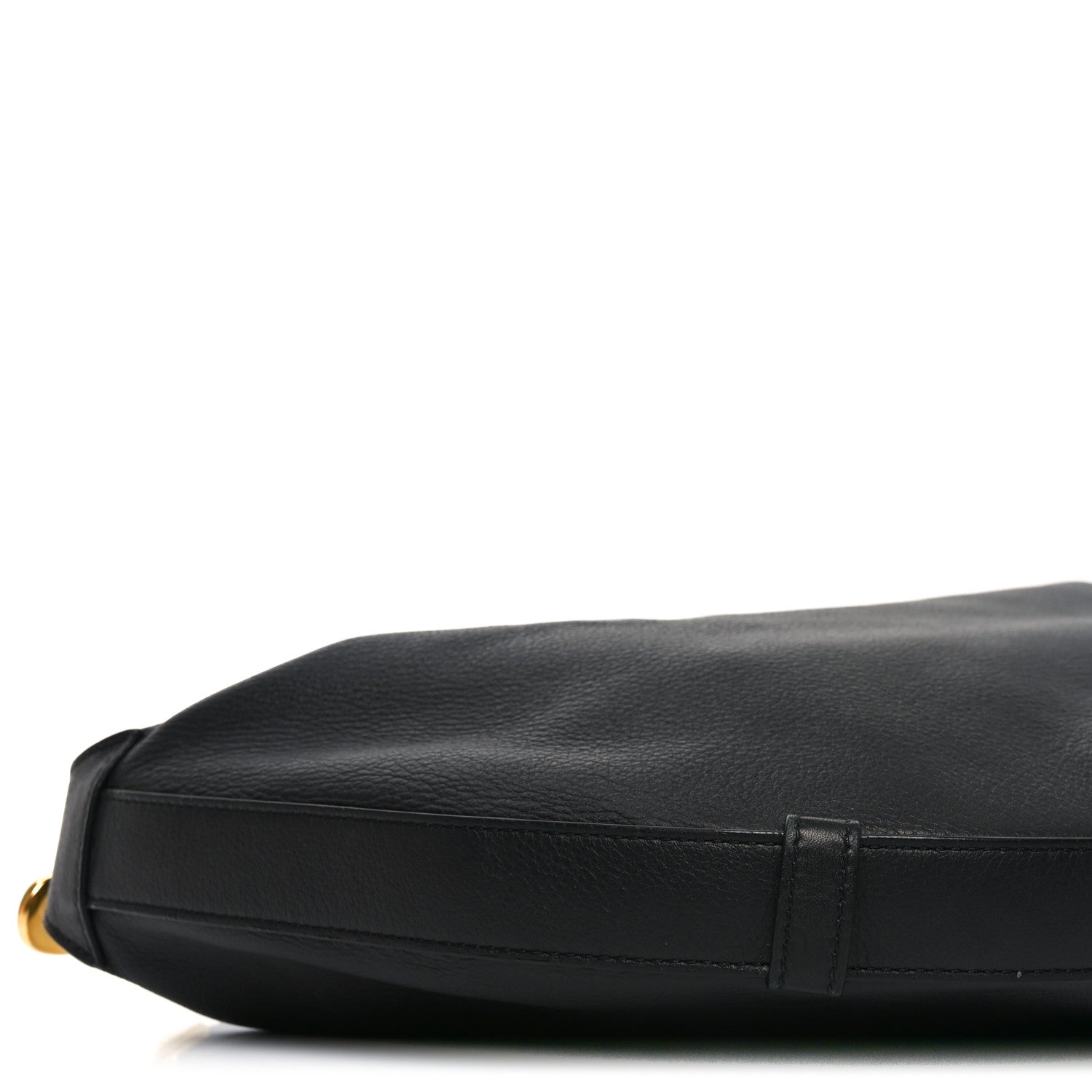 Celine Supple Calfskin Medium Strap Leandre Shoulder Bag Black 8 of 9