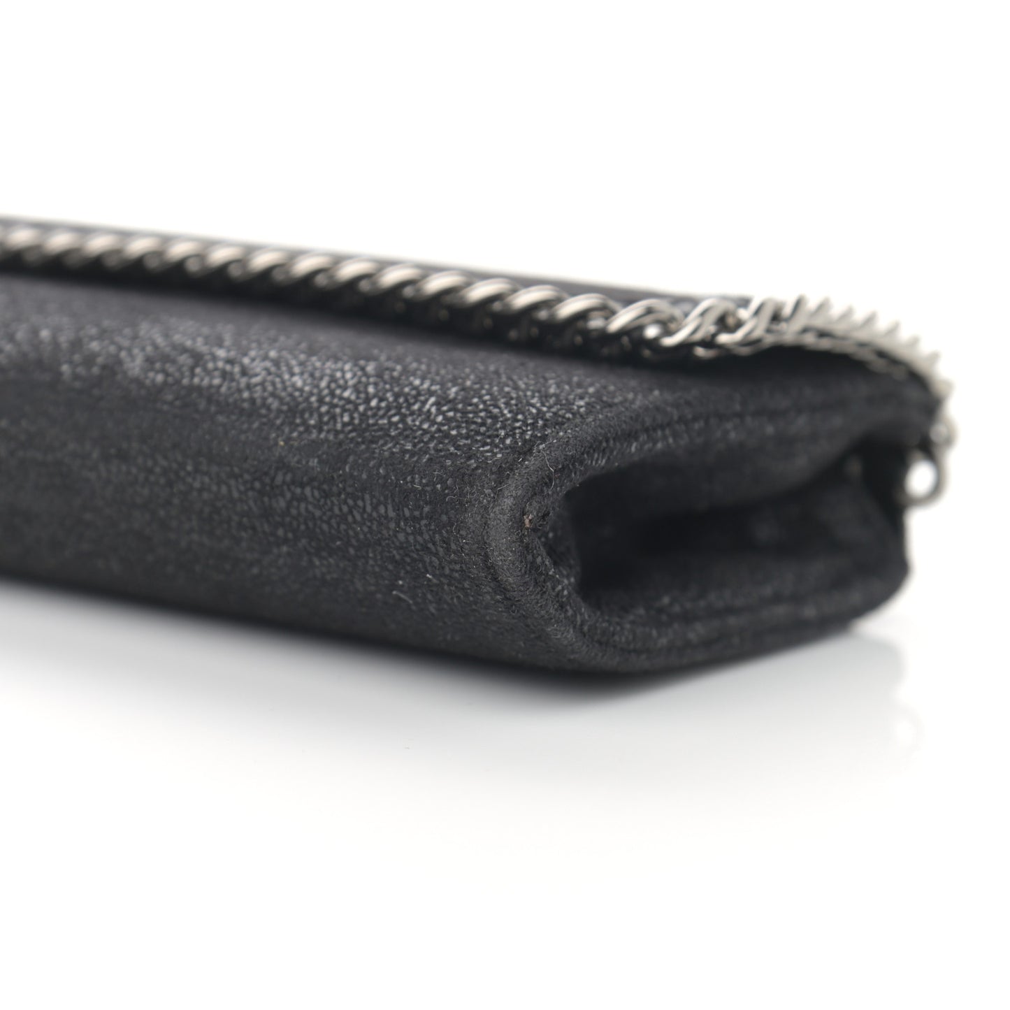 Shaggy Deer Falabella Flap Wallet Black
