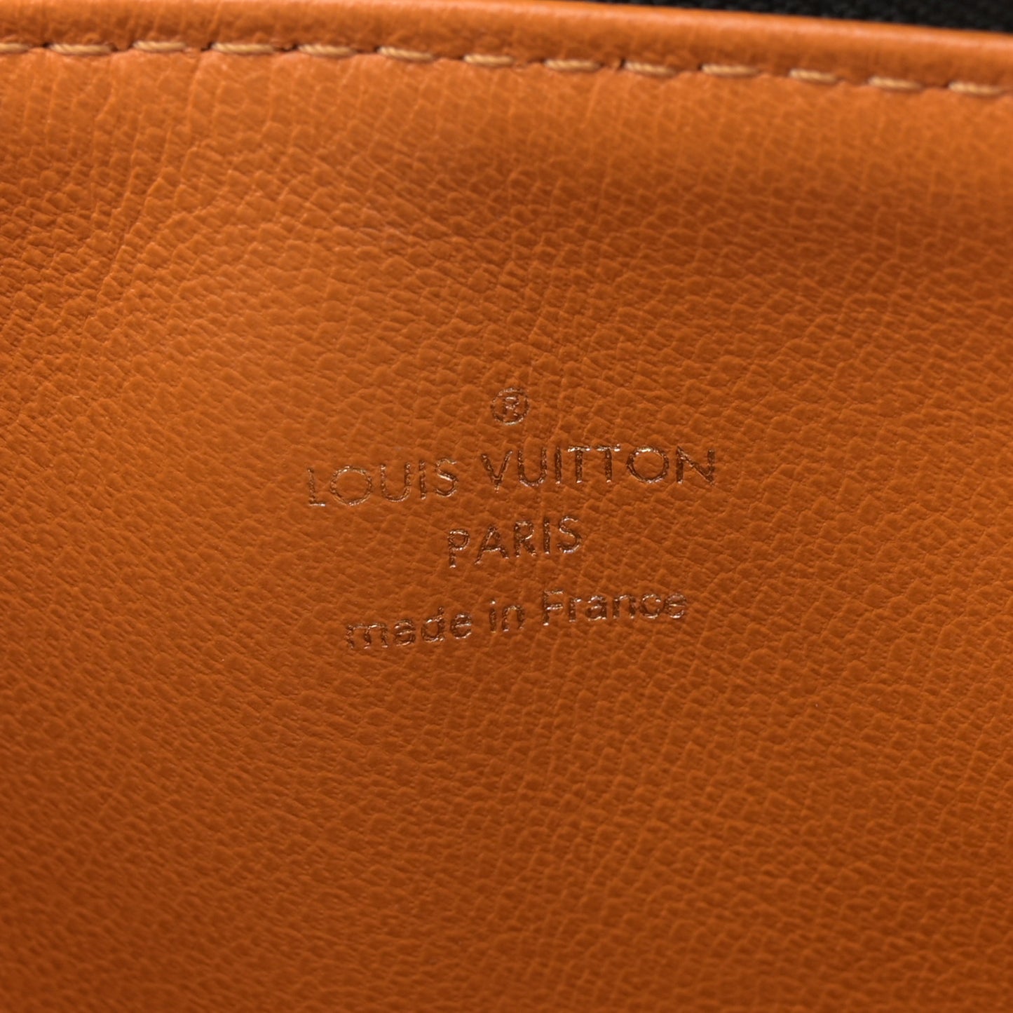 Lambskin Embossed Monogram Coussin MM Black