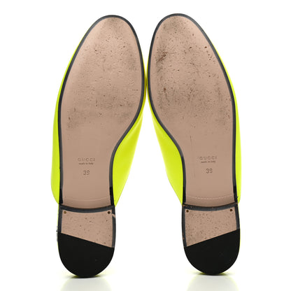 Gucci Calfskin Womens Princetown Slippers 39 Yellow Fluo 5 of 8