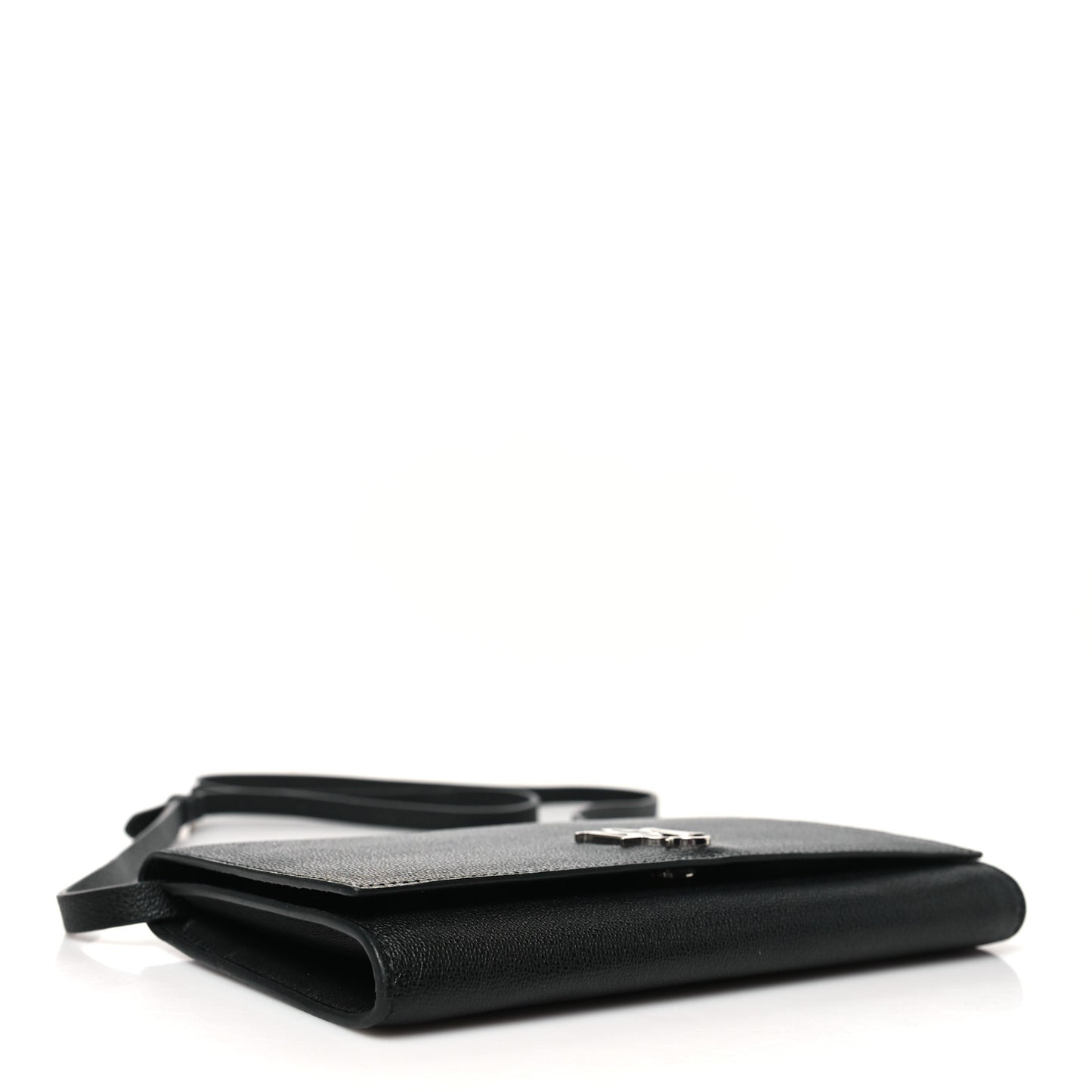 Calfskin Insignia Pouch Black