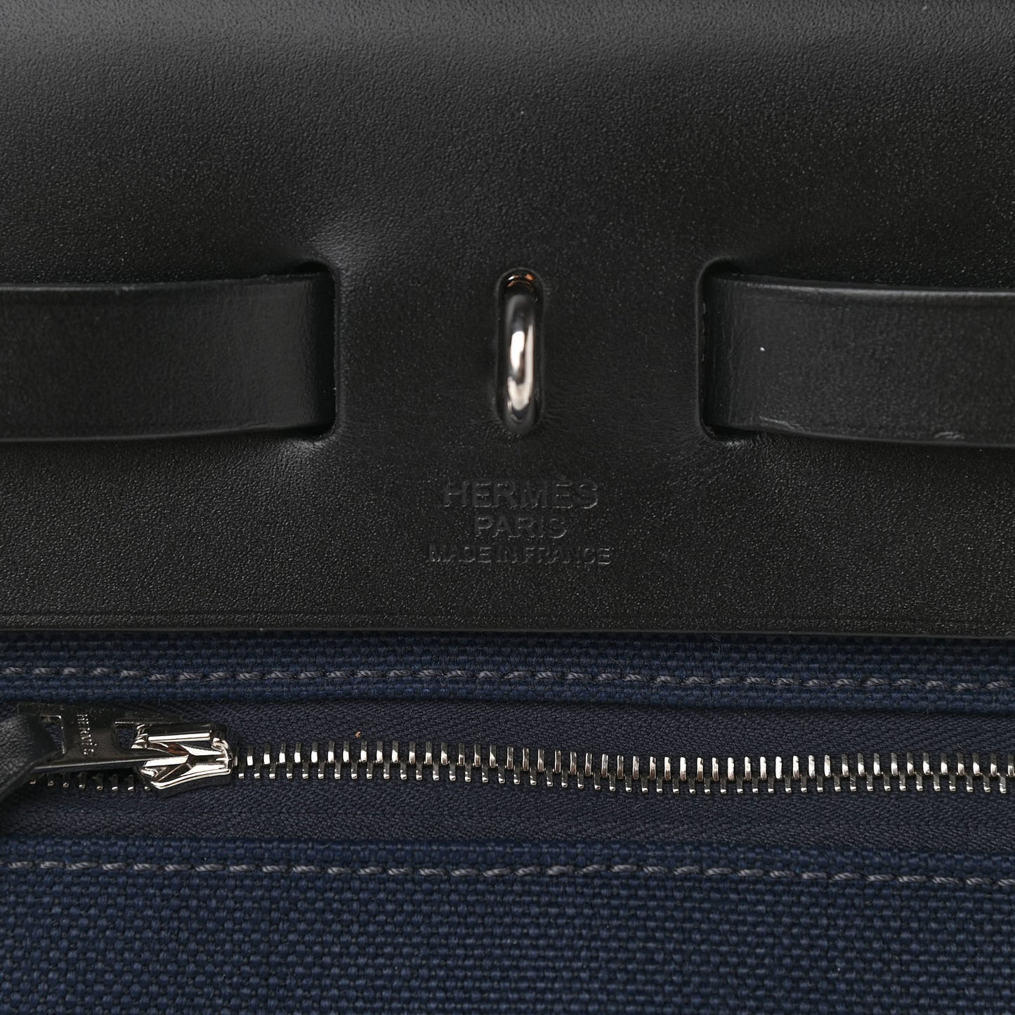 Military Toile Vache Hunter Herbag Zip Retourne 31 PM Bleu Marine Black