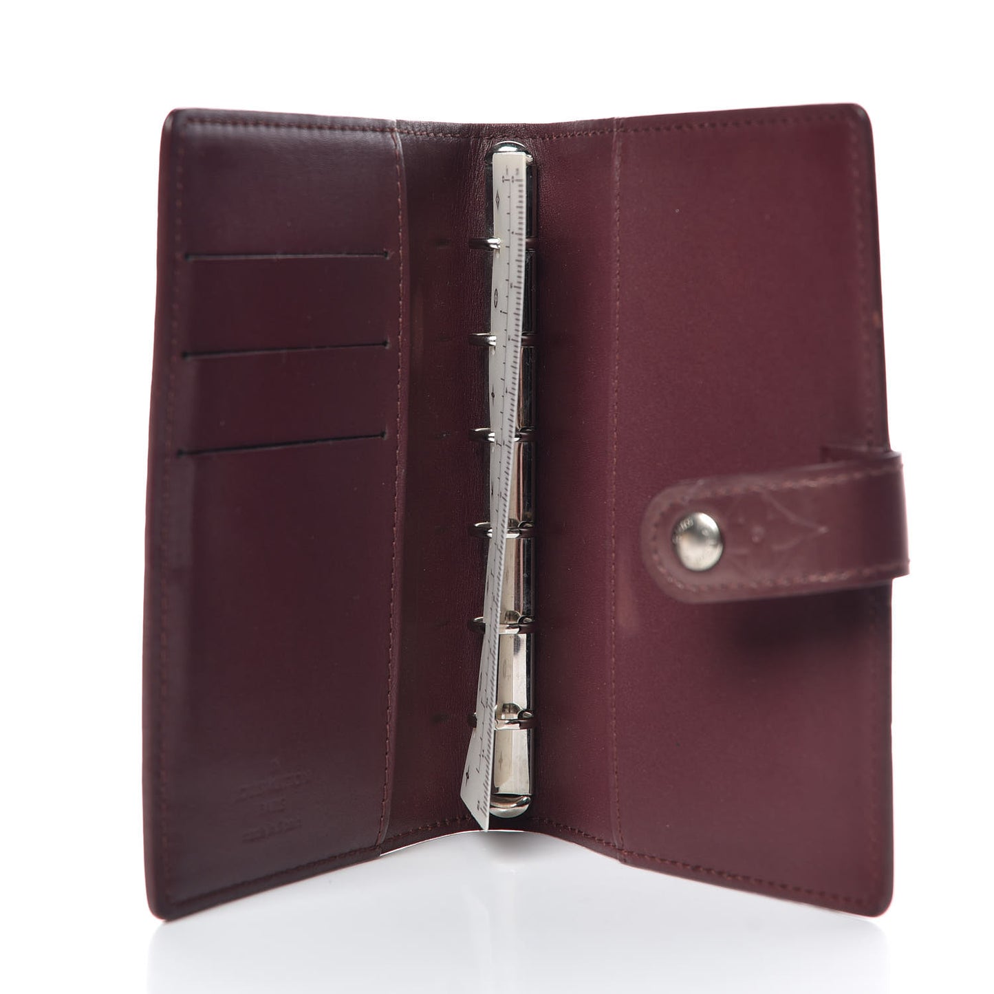 Mat Monogram Small Ring Agenda Cover Violet