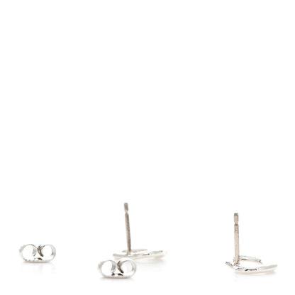 Tiffany Sterling Silver 11mm Elsa Peretti Open Heart Earrings 3 of 4