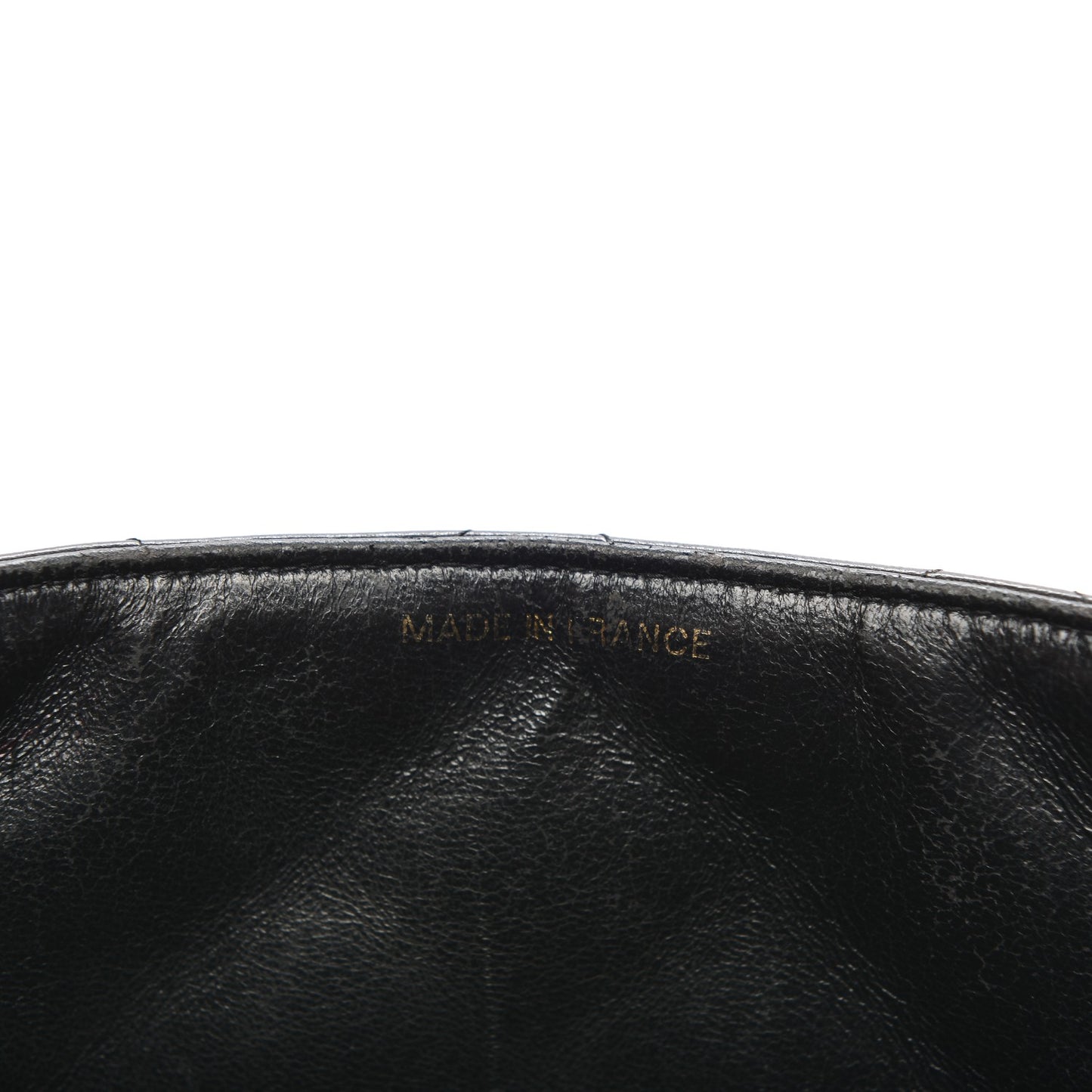 Lambskin Quilted Medium Single Flap Black