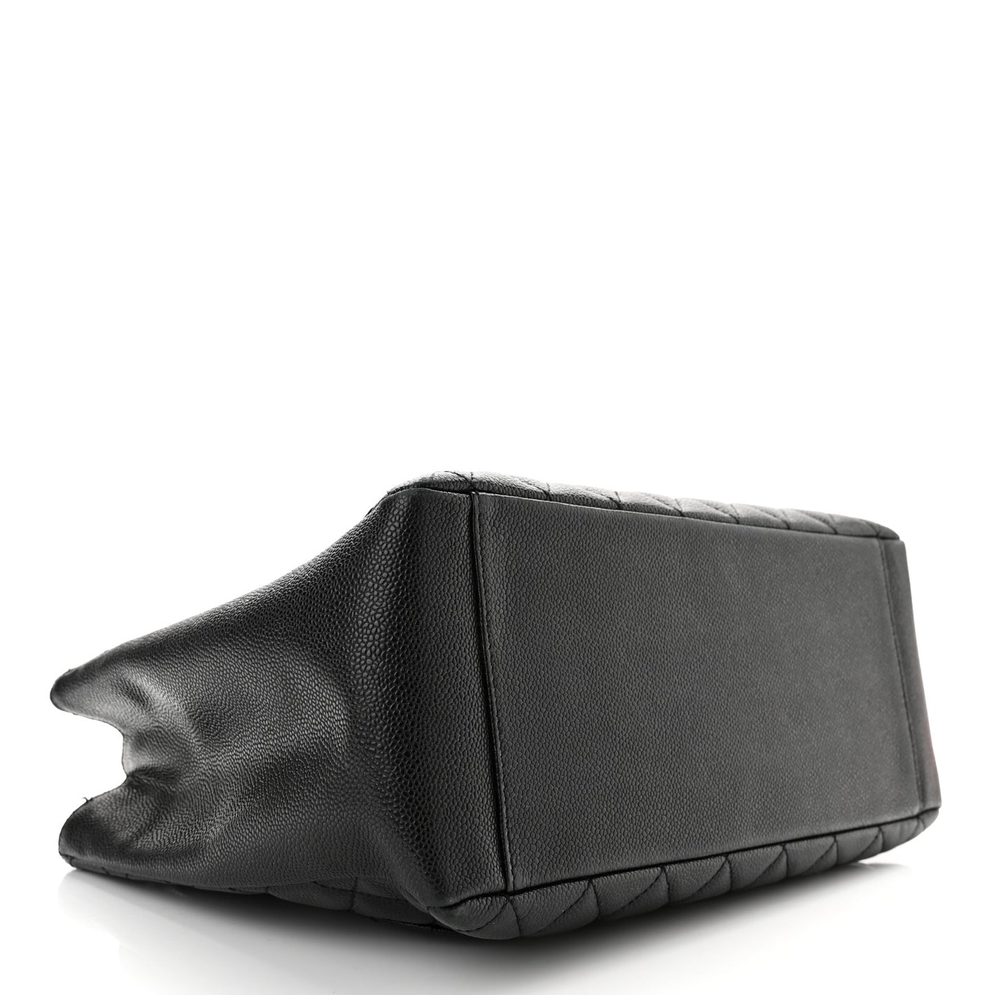 Caviar Quilted Grand Shopping Tote GST Black