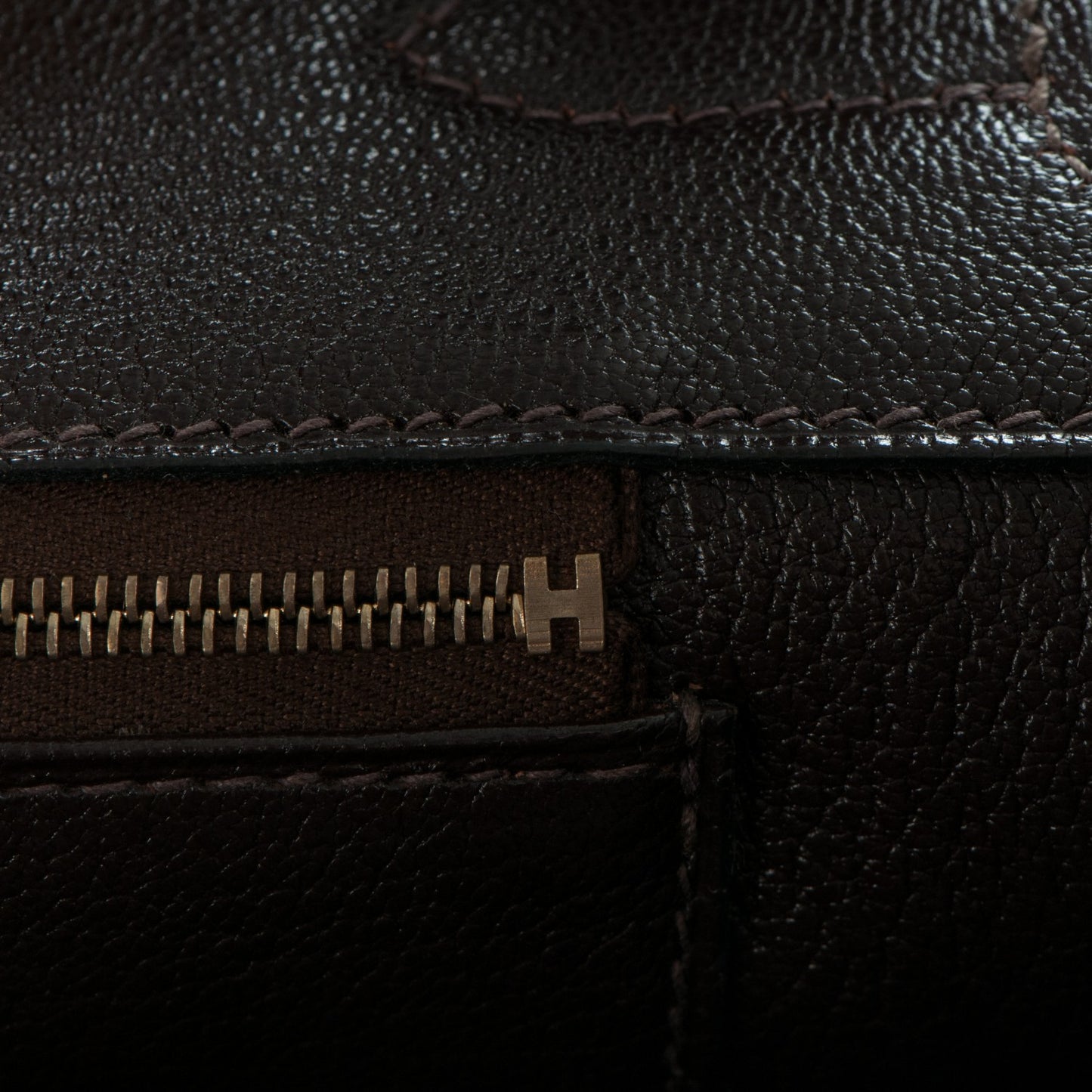 Togo Birkin 35 Chocolate