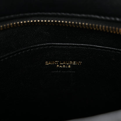 Saint Laurent Calfskin Monogram Baby Cabas Black 6 of 11