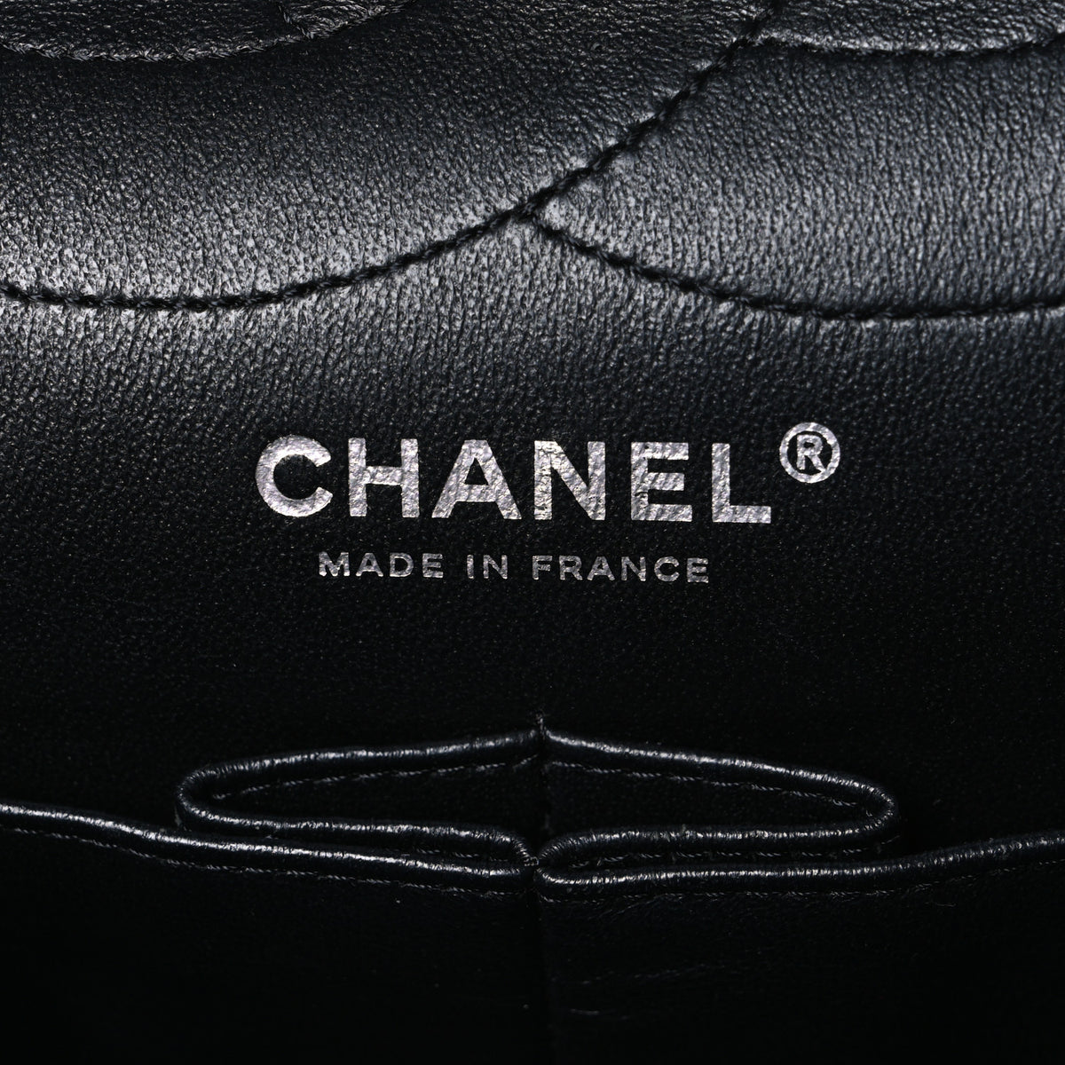 Chanel Glazed Aged Calfskin Quilted 2.55 Reissue 227 Flap So Black 6 of 10