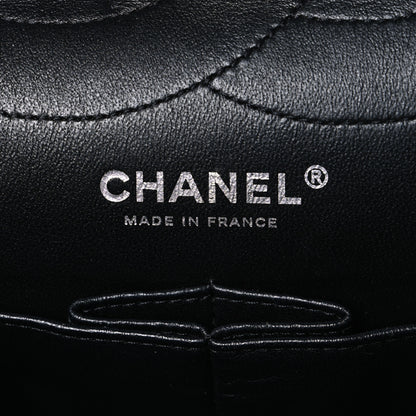 Chanel Glazed Aged Calfskin Quilted 2.55 Reissue 227 Flap So Black 6 of 10
