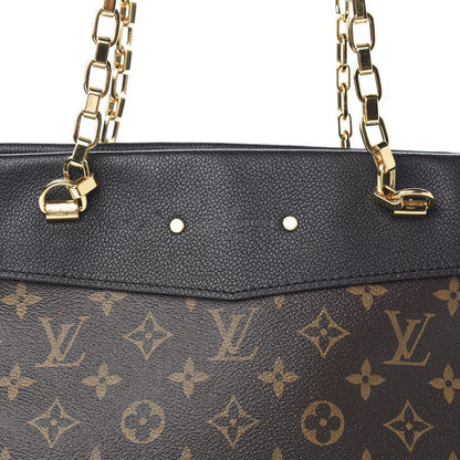 Louis Vuitton Monogram Pallas Shopper Black 8 of 8