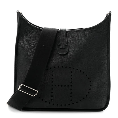 Hermes Taurillon Clemence Evelyne III GM Black 1 of 10