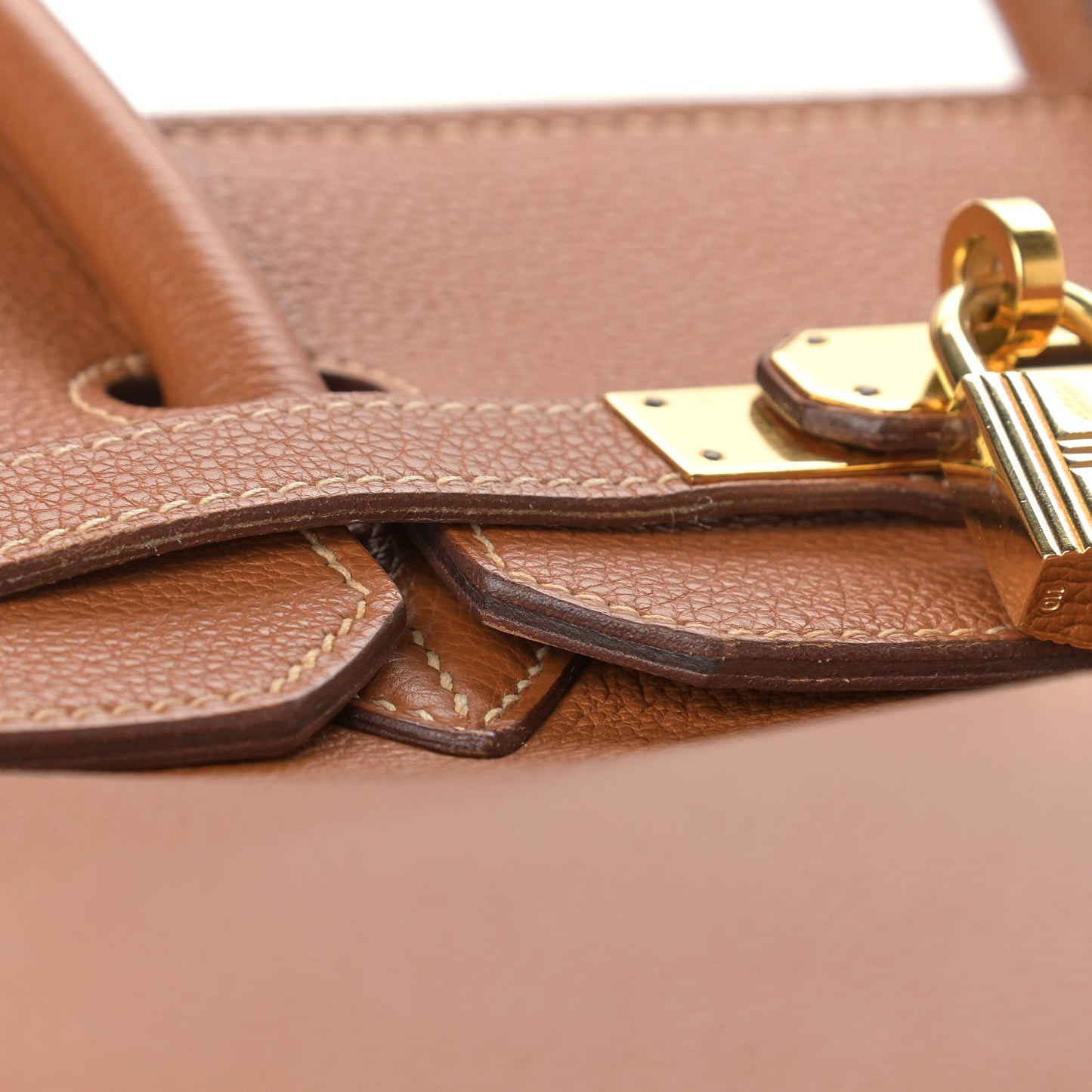 Taurillon Clemence Birkin 35 Gold