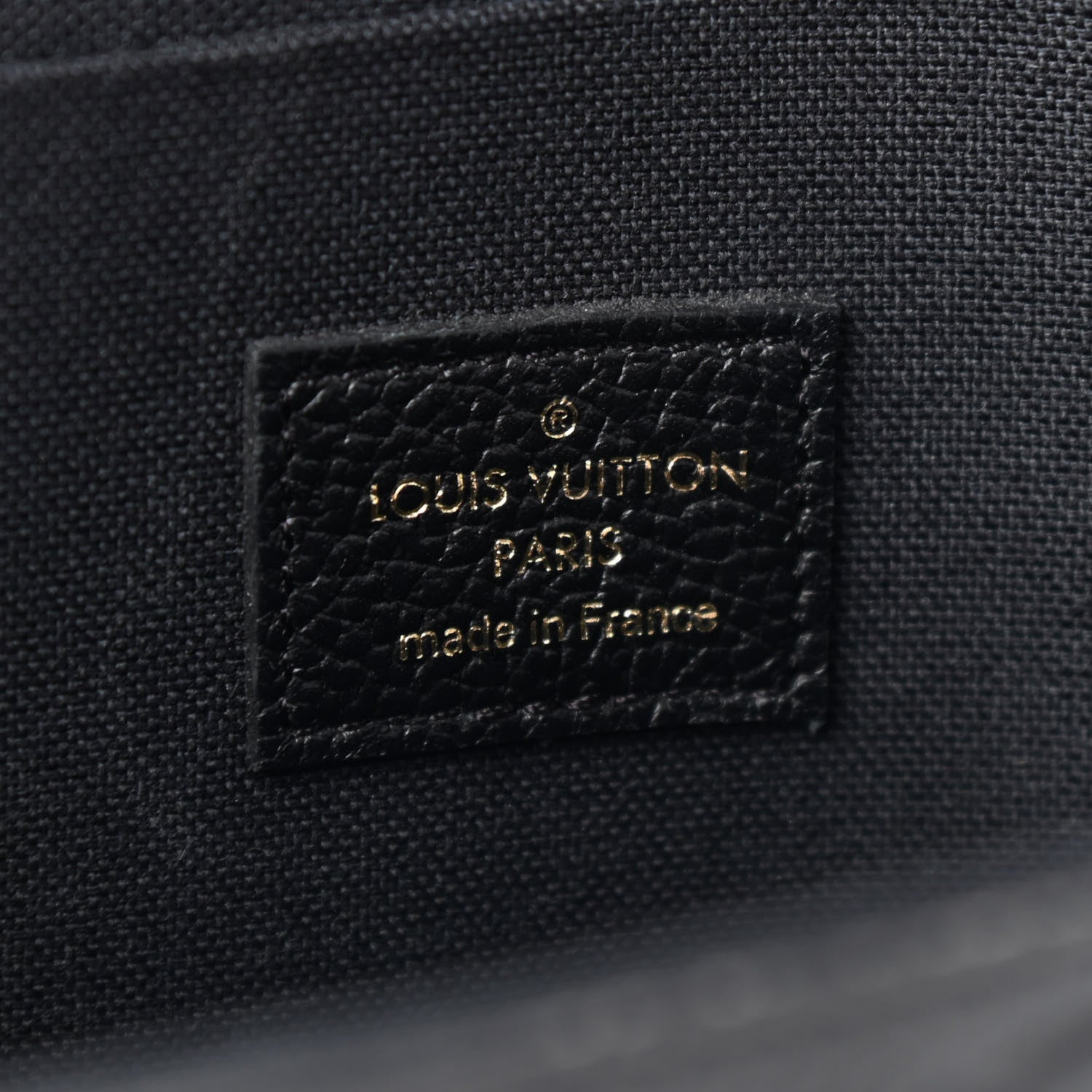 Louis Vuitton Empreinte Pochette Felicie Chain Wallet Black 6 of 9