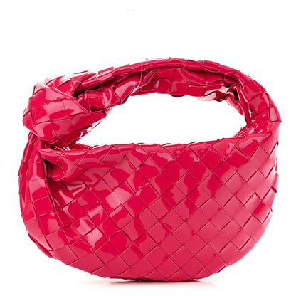 Bottega Veneta Patent Nappa Intrecciato Mini Jodie Candy Stripe 1 of 11