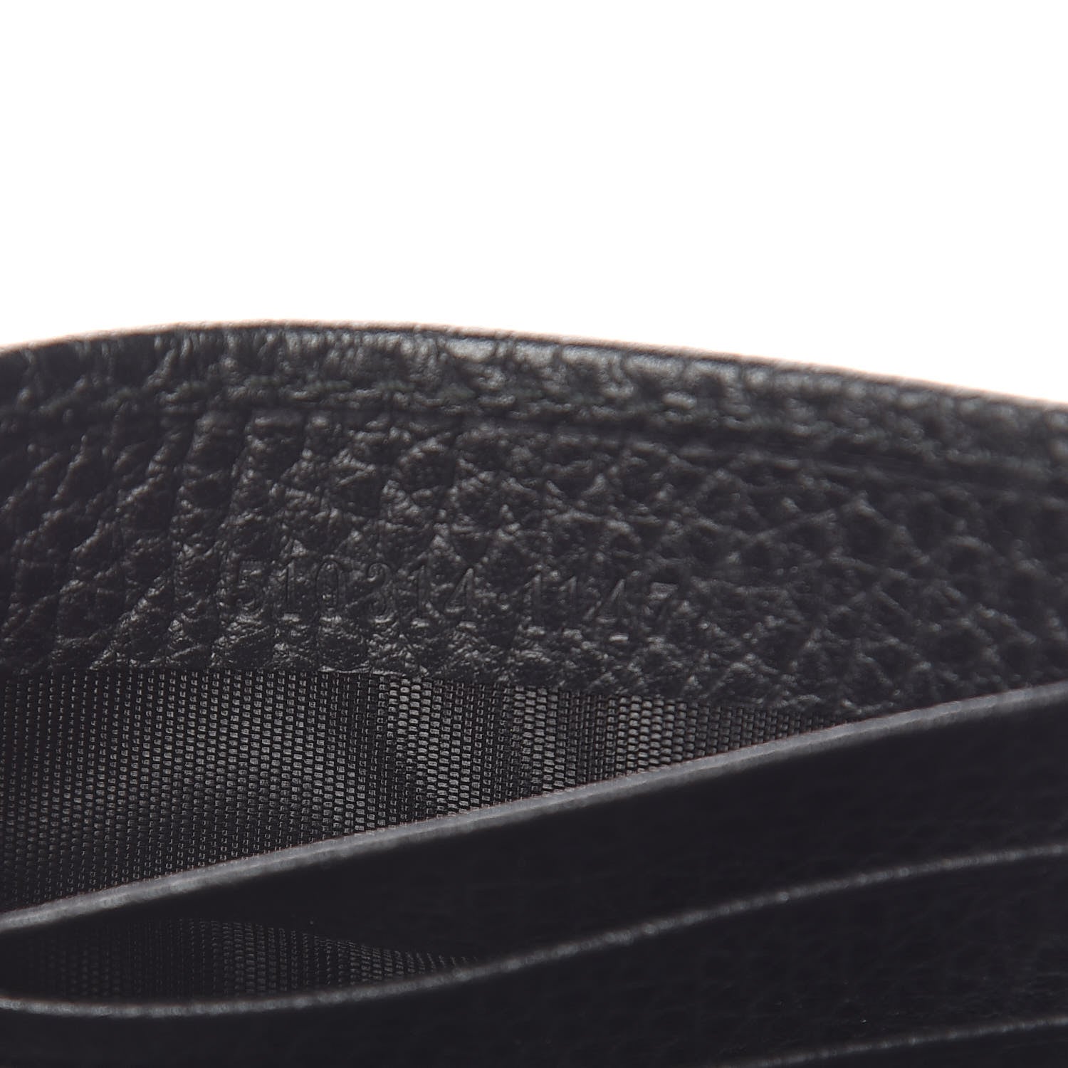 Gucci Dollar Calfskin Interlocking G Chain Wallet Black 7 of 12