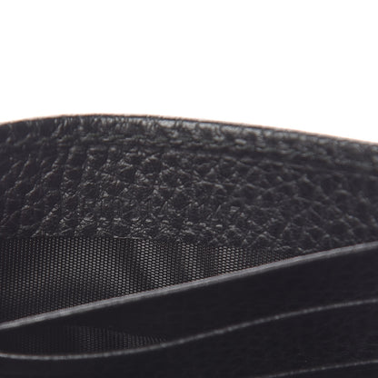 Gucci Dollar Calfskin Interlocking G Chain Wallet Black 7 of 12