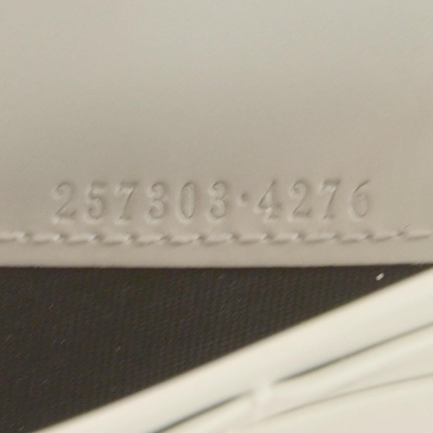 GG Plus Monogram Web Stripe Continental Wallet White