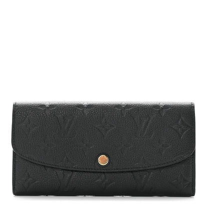 Louis Vuitton Empreinte Emilie Wallet Black Dune 1 of 6