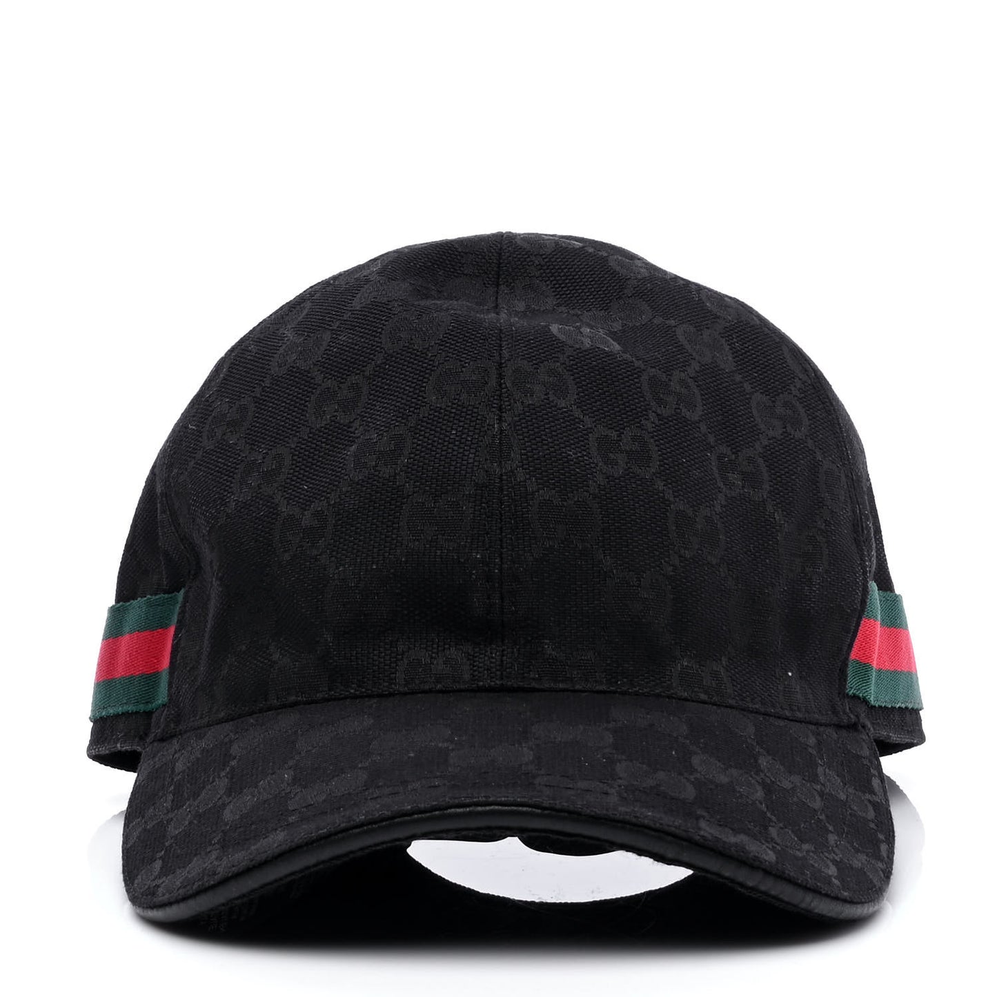 Monogram Web Baseball Hat M Black