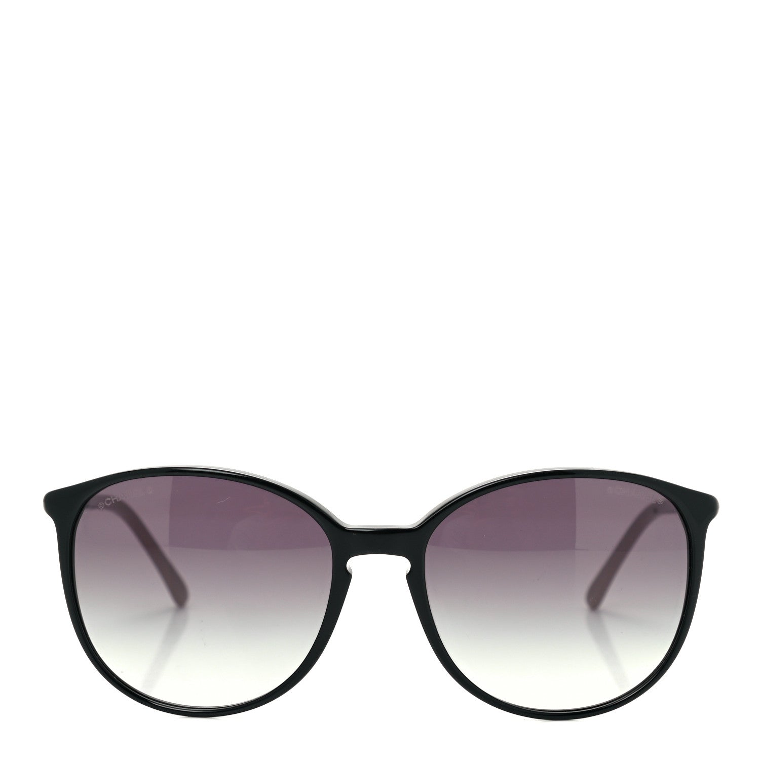 Chanel Acetate Round Sunglasses 5278 Black 2 of 7