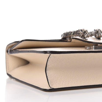 Gucci Textured Calfskin Crystal Mini Dionysus Shoulder Bag Mystic White 9 of 10