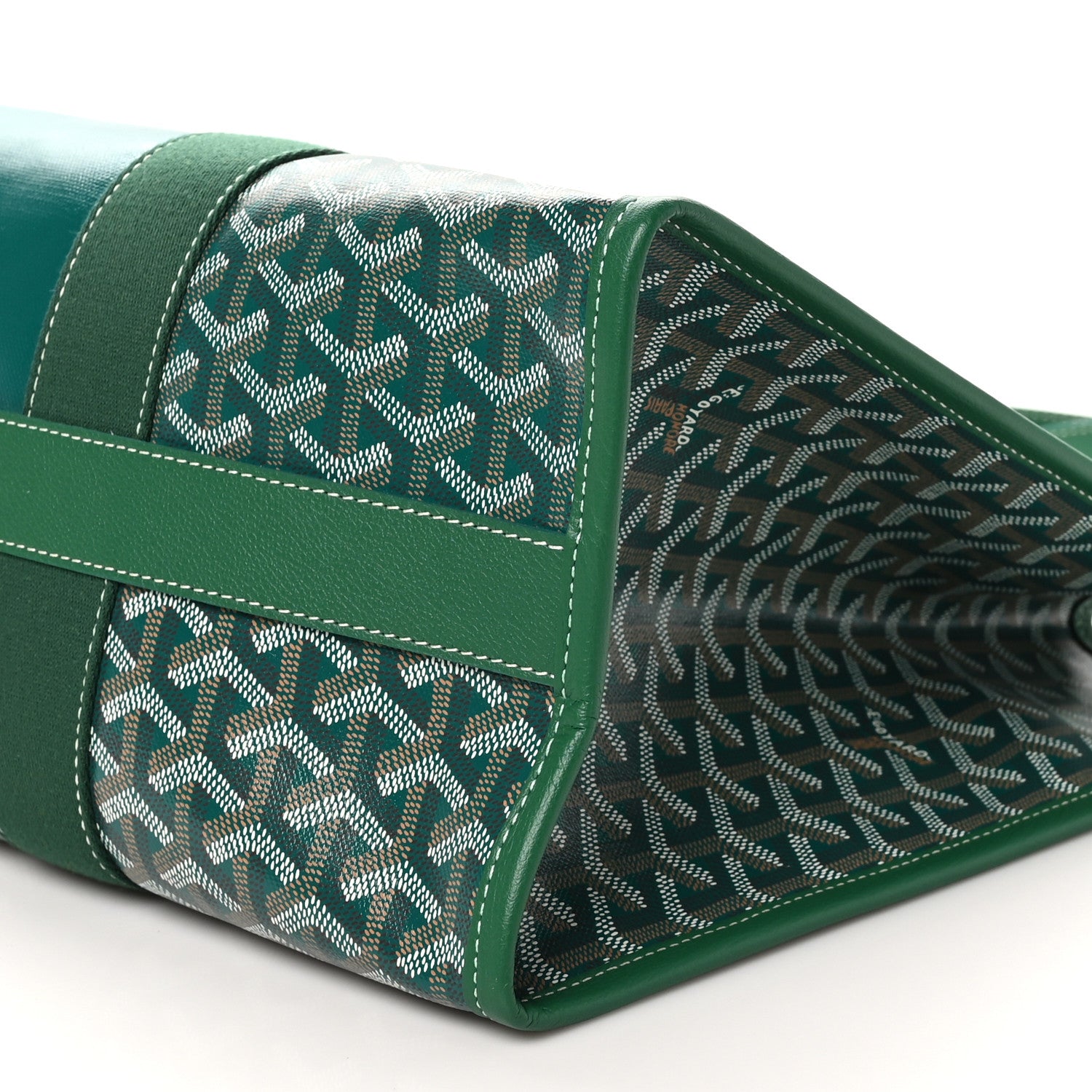 Goyard Goyardine Villette Tote Green 10 of 10