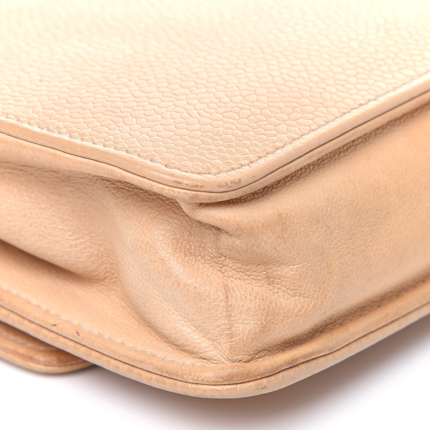 Caviar Timeless CC Wallet on Chain WOC Beige