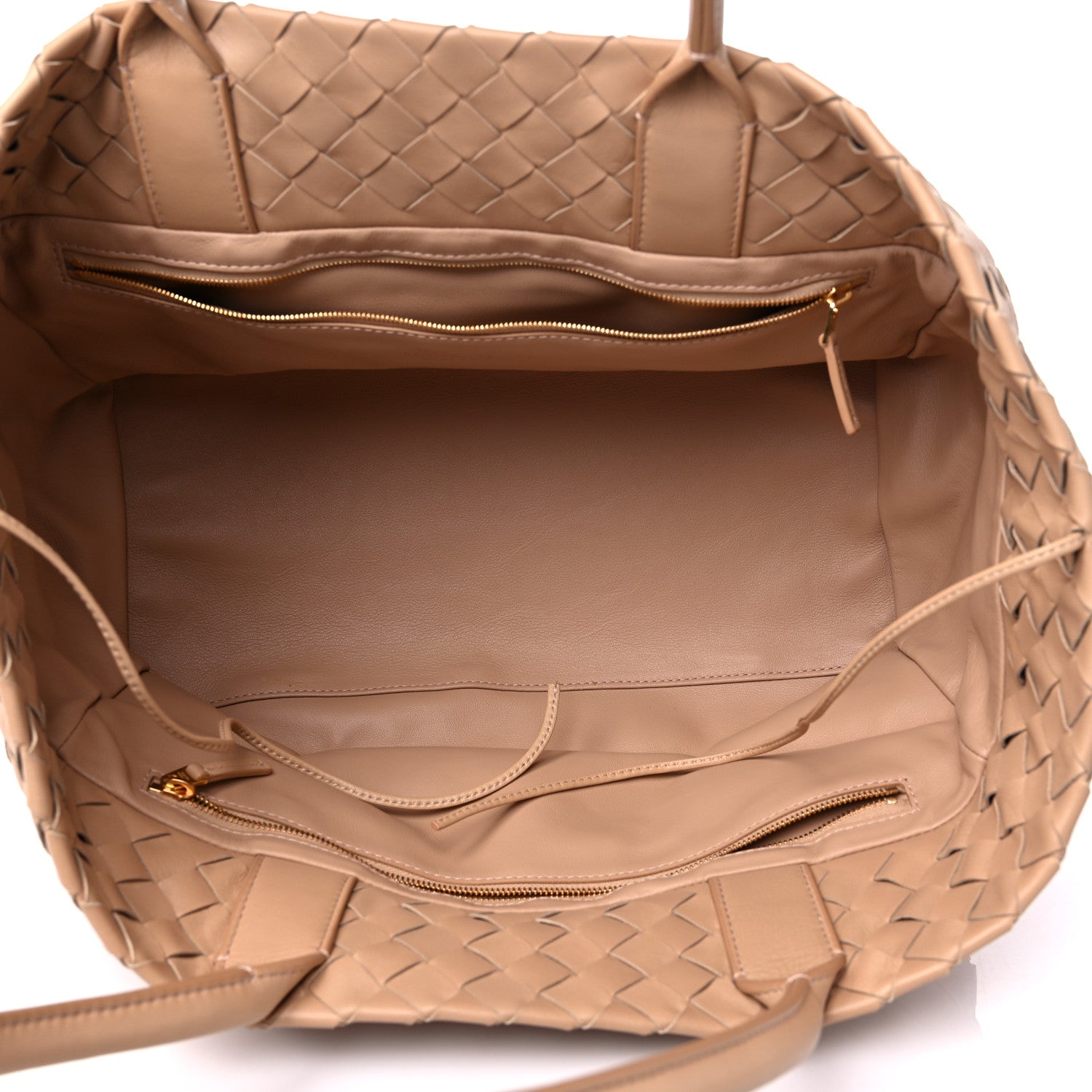 Bottega Veneta Nappa Intrecciato Tote Bag Almond 5 of 8