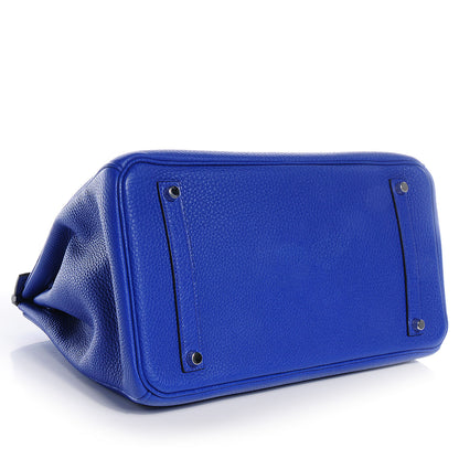 Hermes Togo Birkin 35 Bleu Electrique 4 of 21