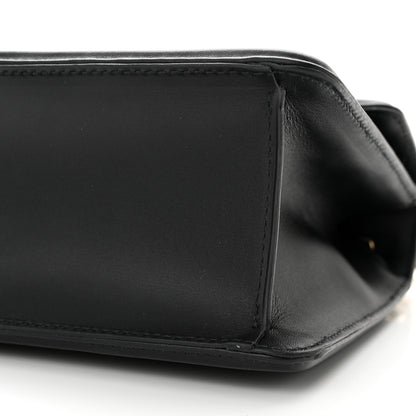 Bulgari Smooth Calfskin Quilted Serpenti Forever Diamond Maxi Framed Shoulder Bag Black 9 of 10