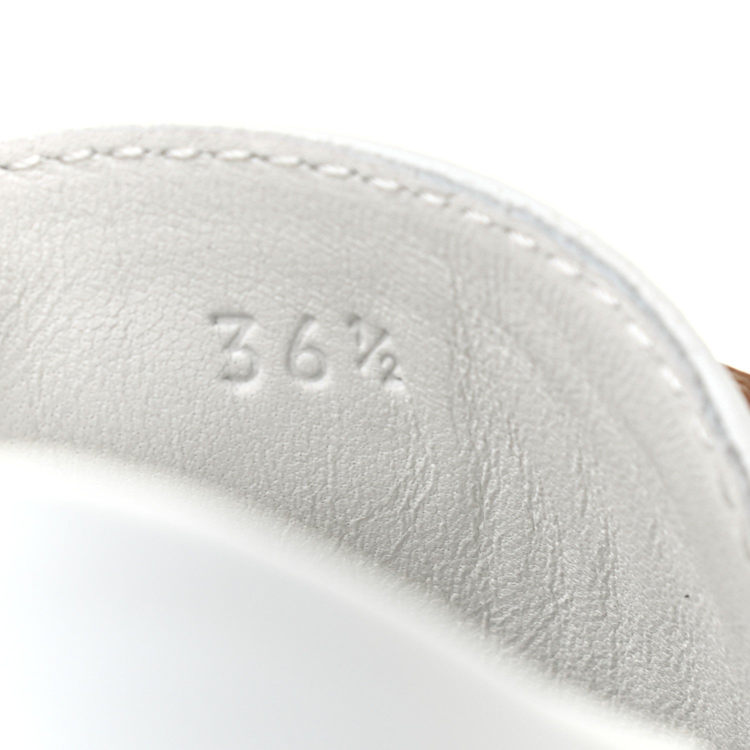 Hermes Calfskin Deep Sneakers 36.5 Multicolor White Gold 8 of 9