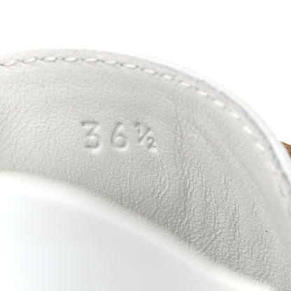 Hermes Calfskin Deep Sneakers 36.5 Multicolor White Gold 8 of 9