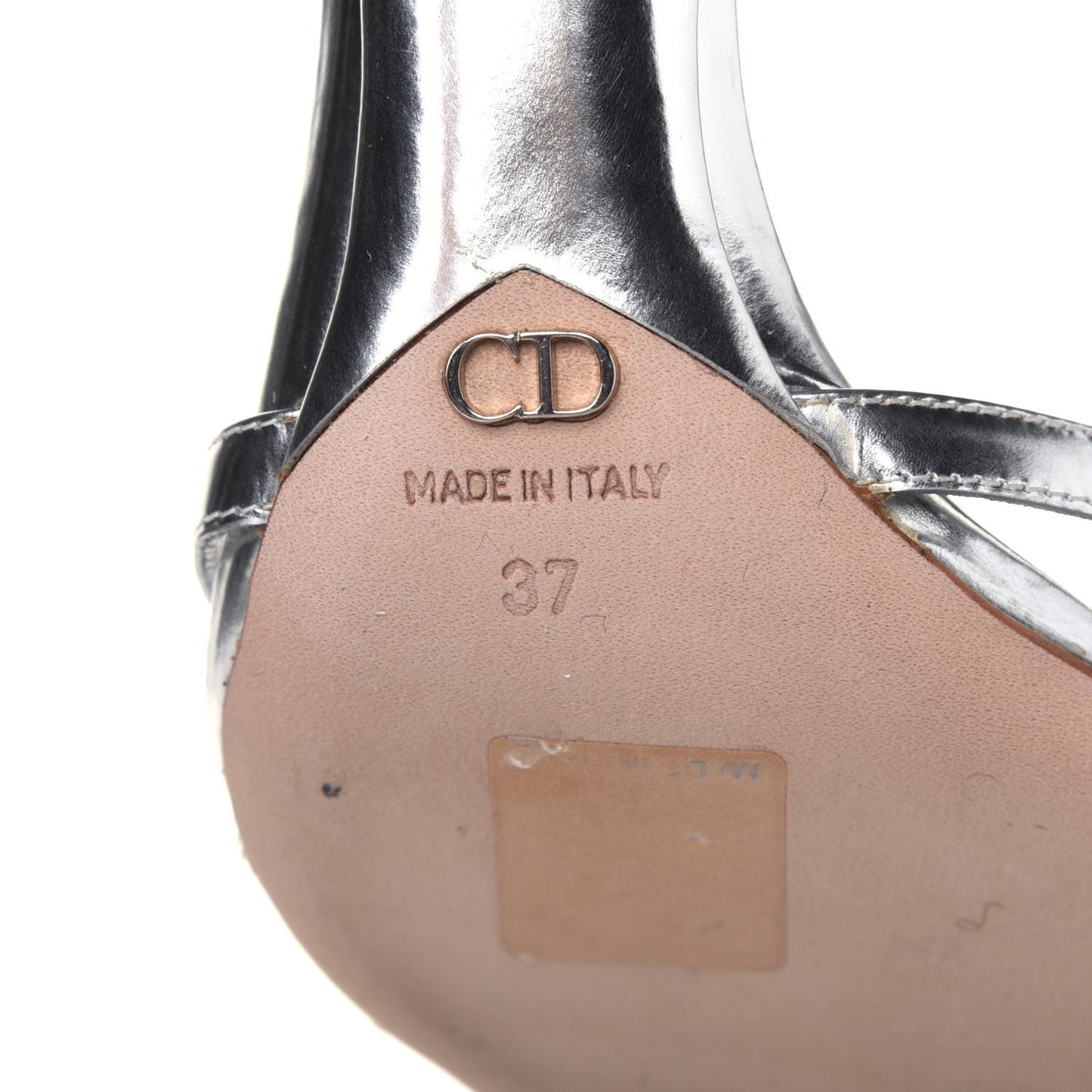 Metallic Songe Sandals 37 Argent