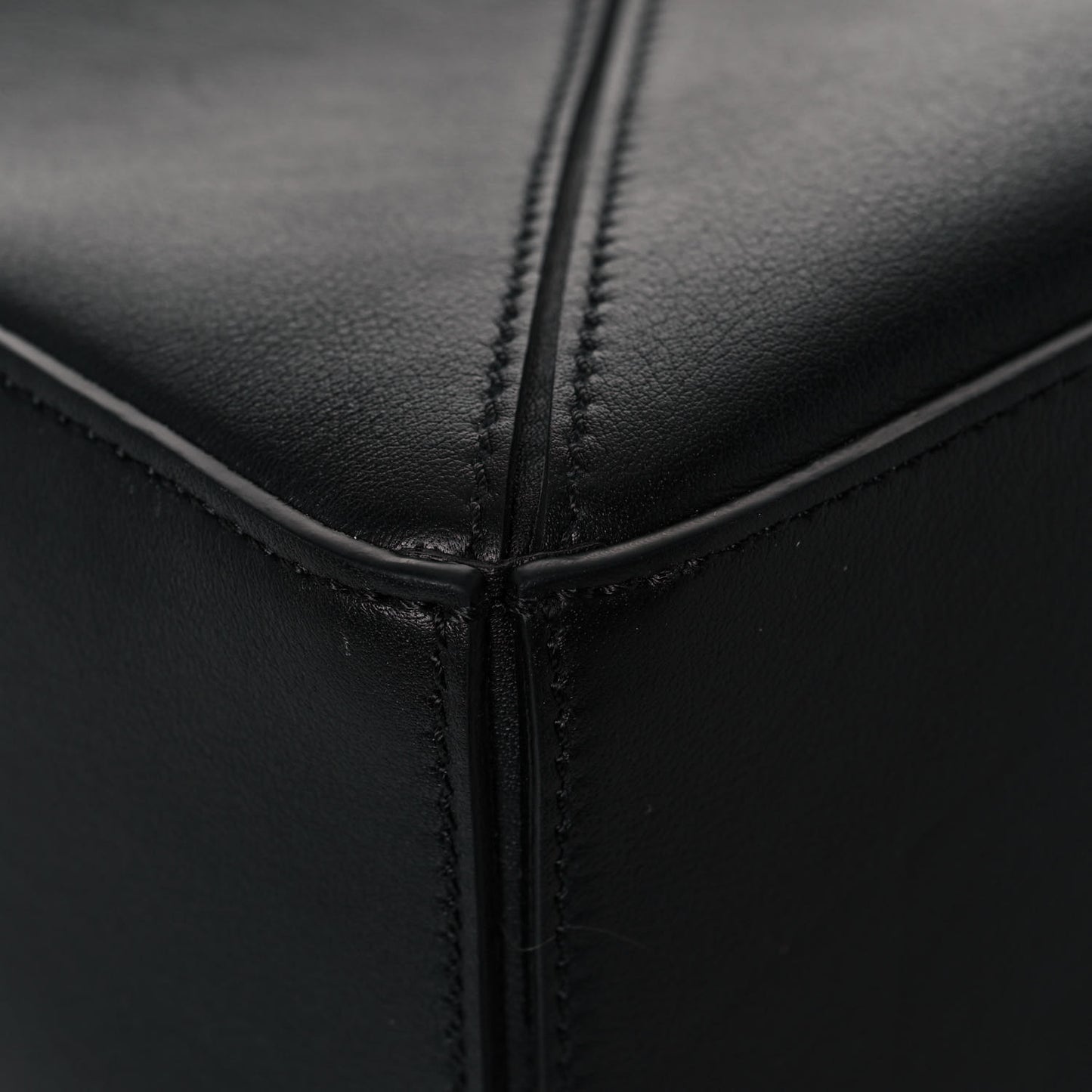 Calfskin Small Puzzle Bag Black