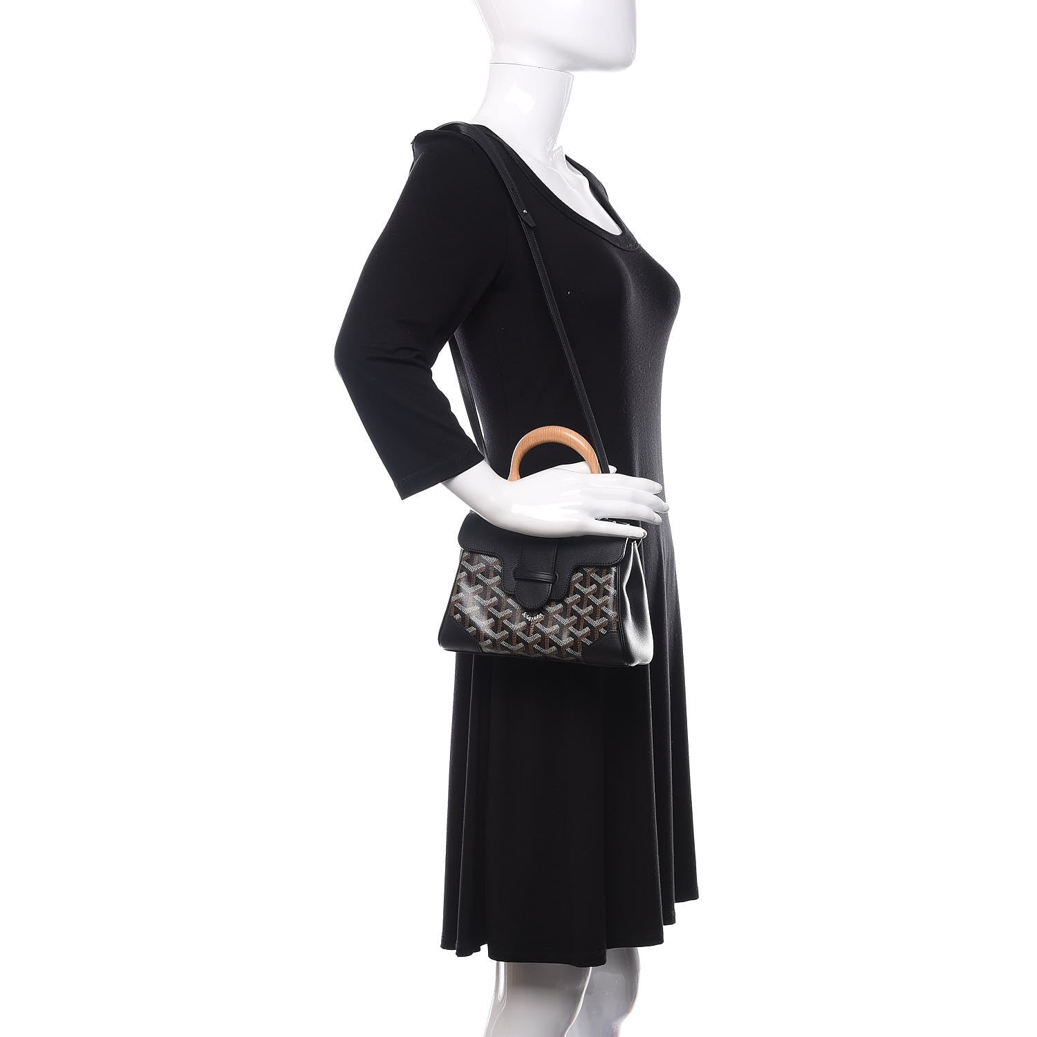 Goyard Goyardine Mini Saigon Black 2 of 10