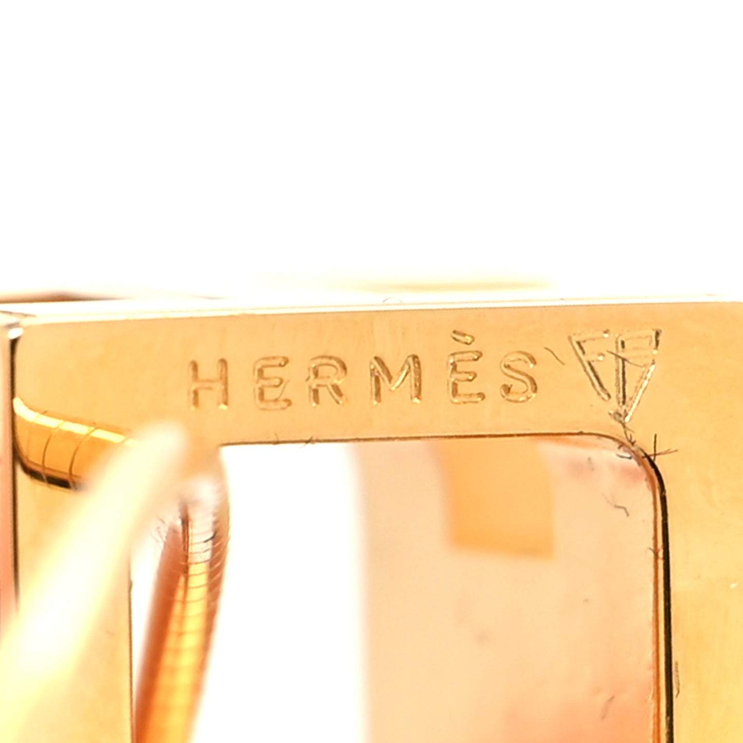 Gold Lacquered Cage d'H Pendant Necklace Black