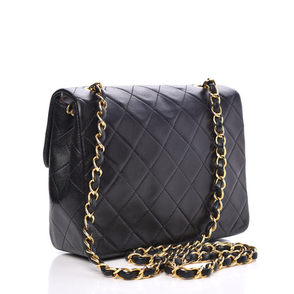 Chanel Lambskin Quilted Mini Square Flap Black 3 of 8