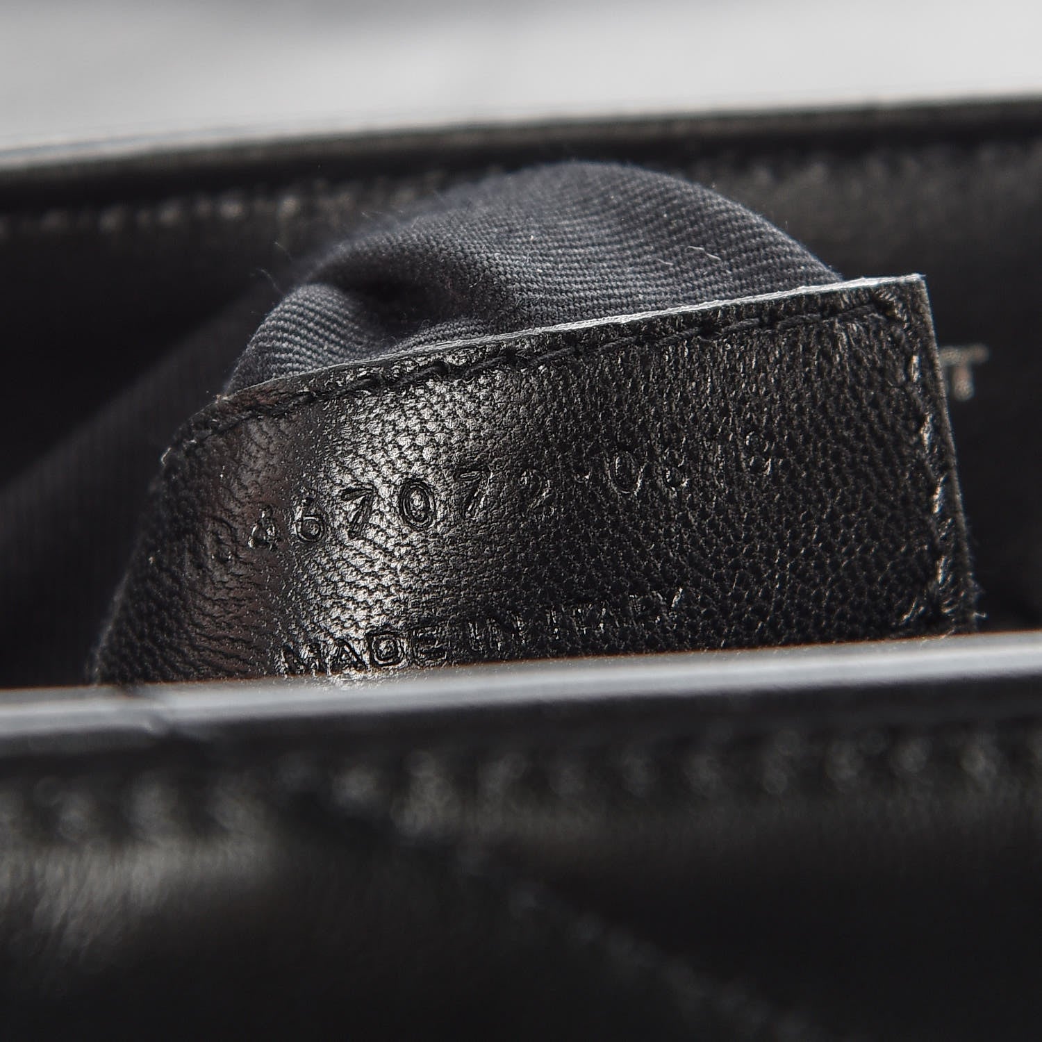 Saint Laurent Calfskin Y Quilted Monogram Toy Loulou Crossbody Bag Black 9 of 10