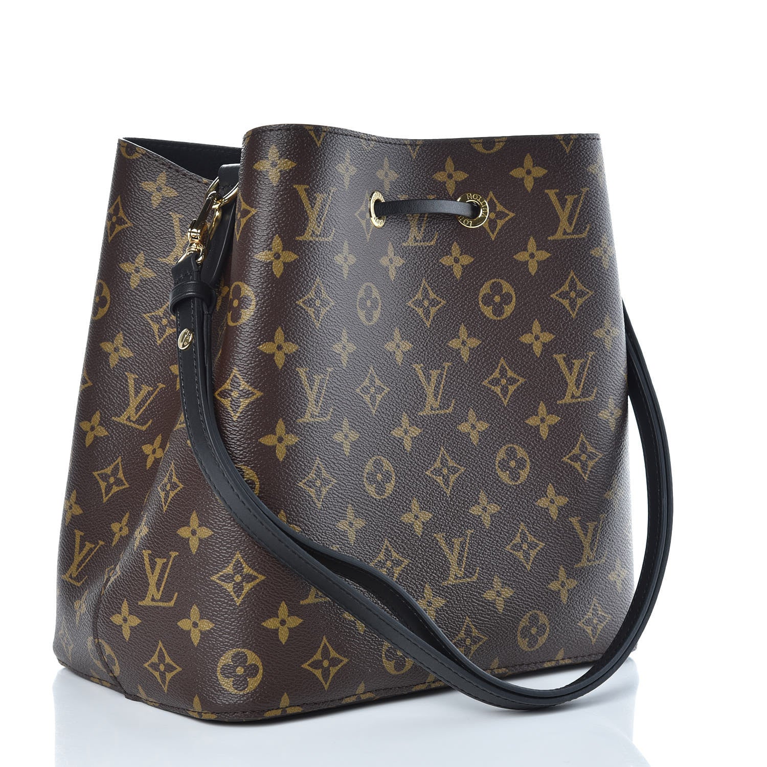 Louis Vuitton Monogram Neonoe MM Black 3 of 6