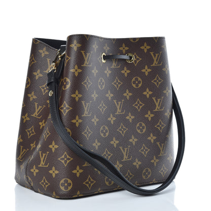 Louis Vuitton Monogram Neonoe MM Black 3 of 6